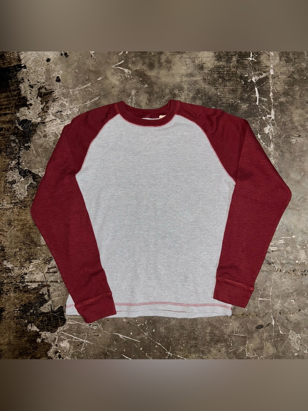 MEDIUM RedHead waffle knit longsleeve